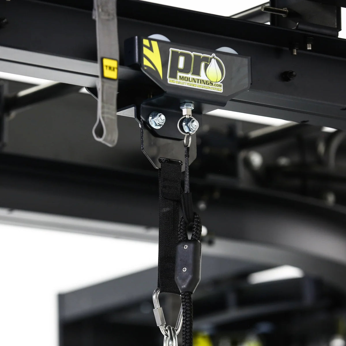 Pro Mountings Spring Plunger Roller Mount With Rope Black at Bytomic Trade and Wholesale