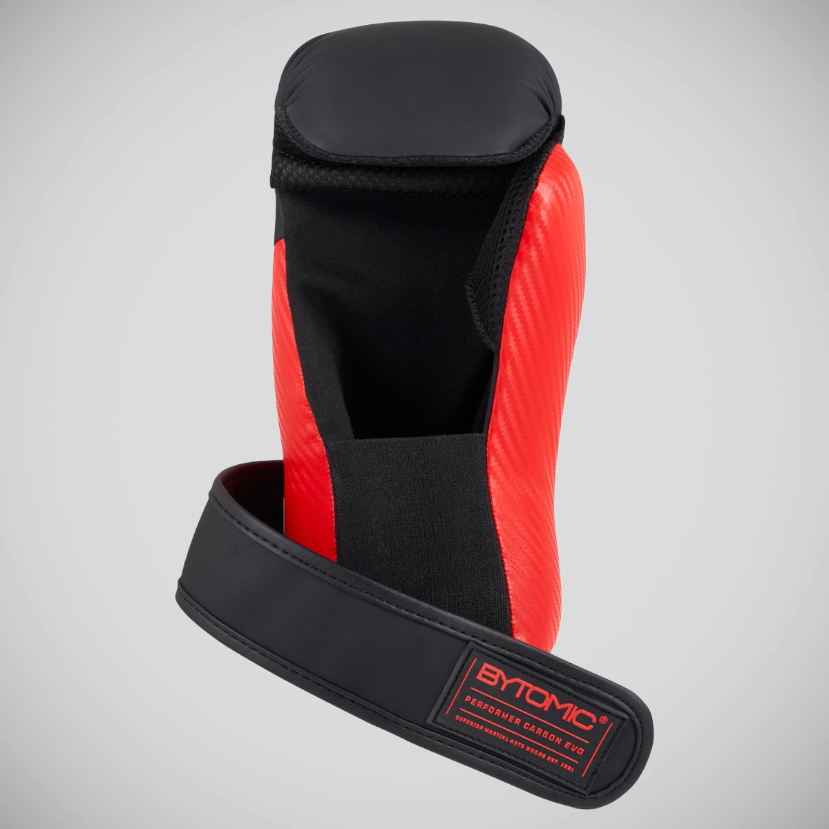 Red/Black Bytomic Performer Carbon Evo Pointfighter Gloves at Bytomic Trade and Wholesale