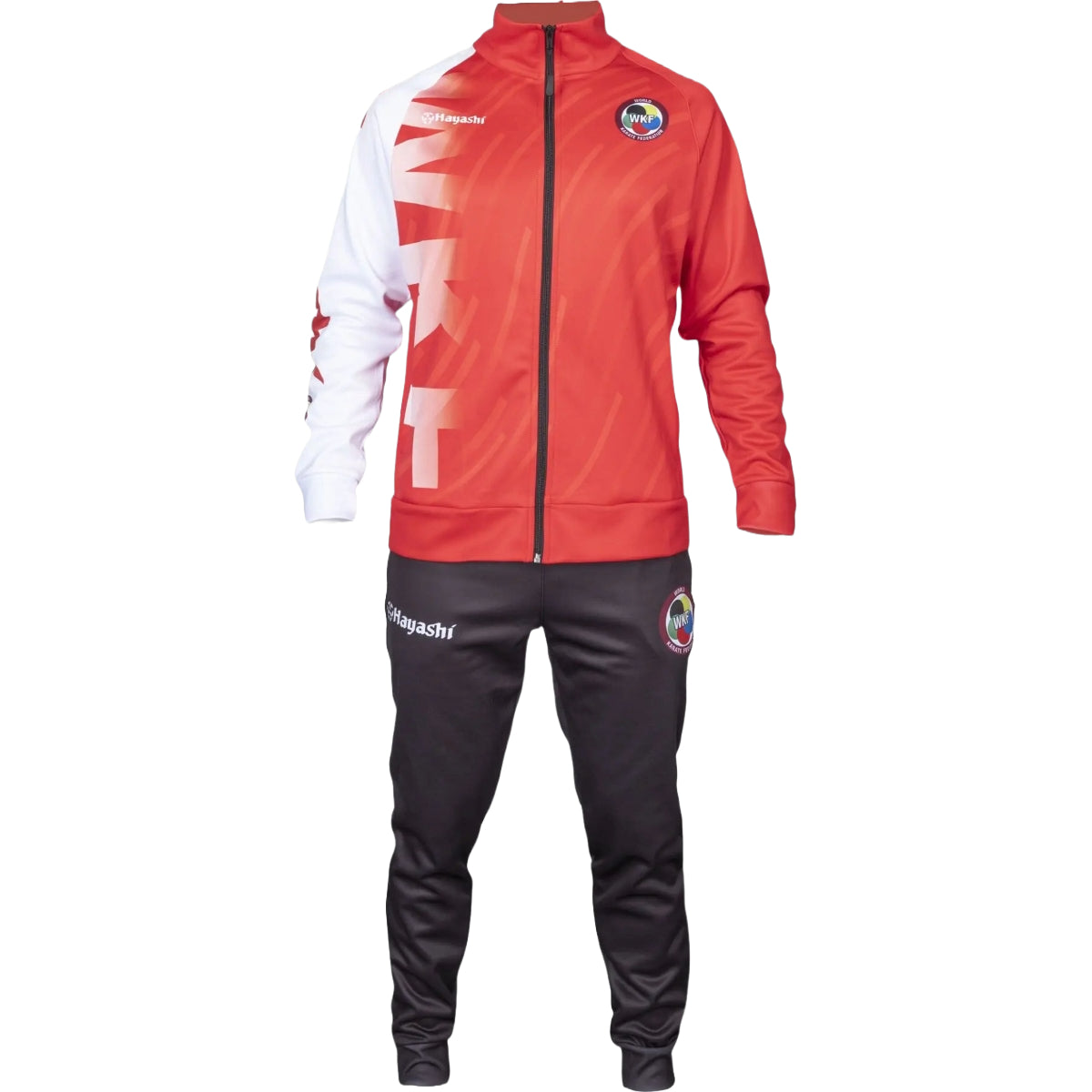 Black/Red Hayashi WKF Drift Tracksuit at Bytomic Trade and Wholesale