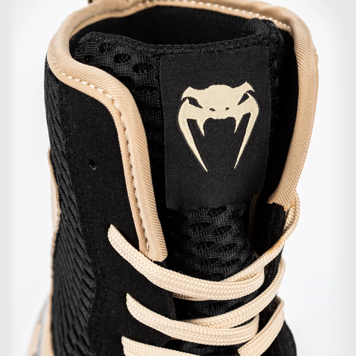 Black/Sand Venum Contender Boxing Shoes at Bytomic Trade and Wholesale