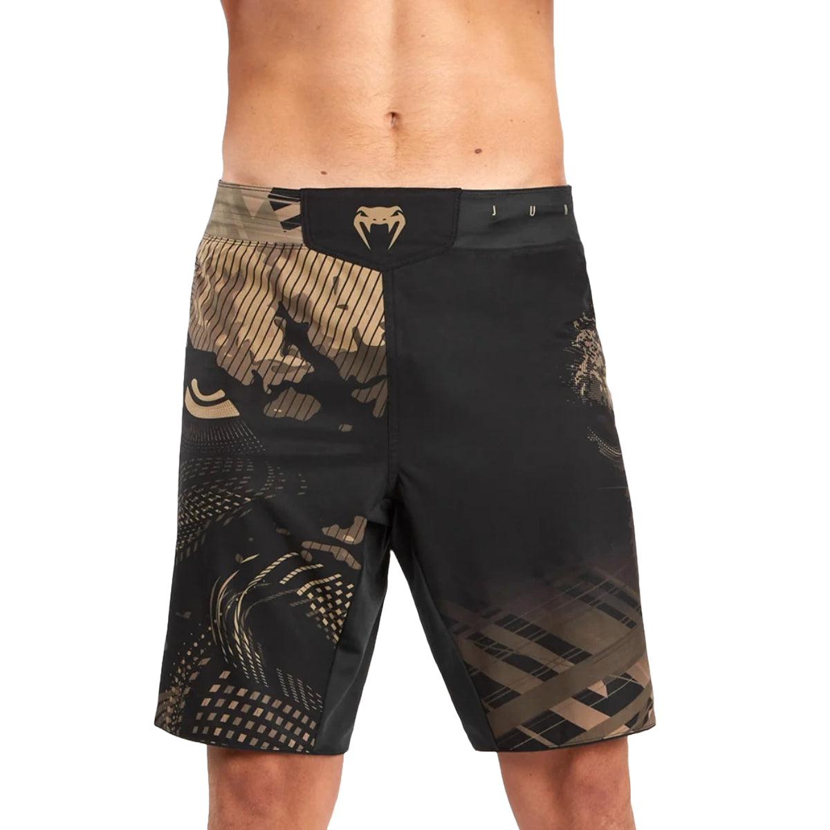 Black/Sand Venum Gorilla Jungle Fight Shorts at Bytomic Trade and Wholesale