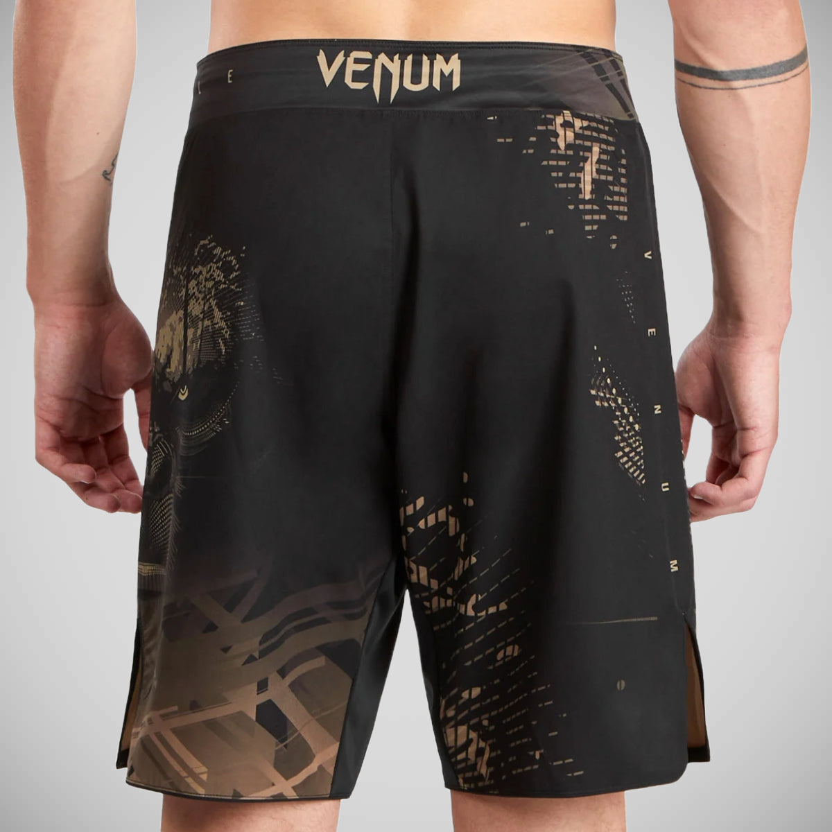 Black/Sand Venum Gorilla Jungle Fight Shorts at Bytomic Trade and Wholesale