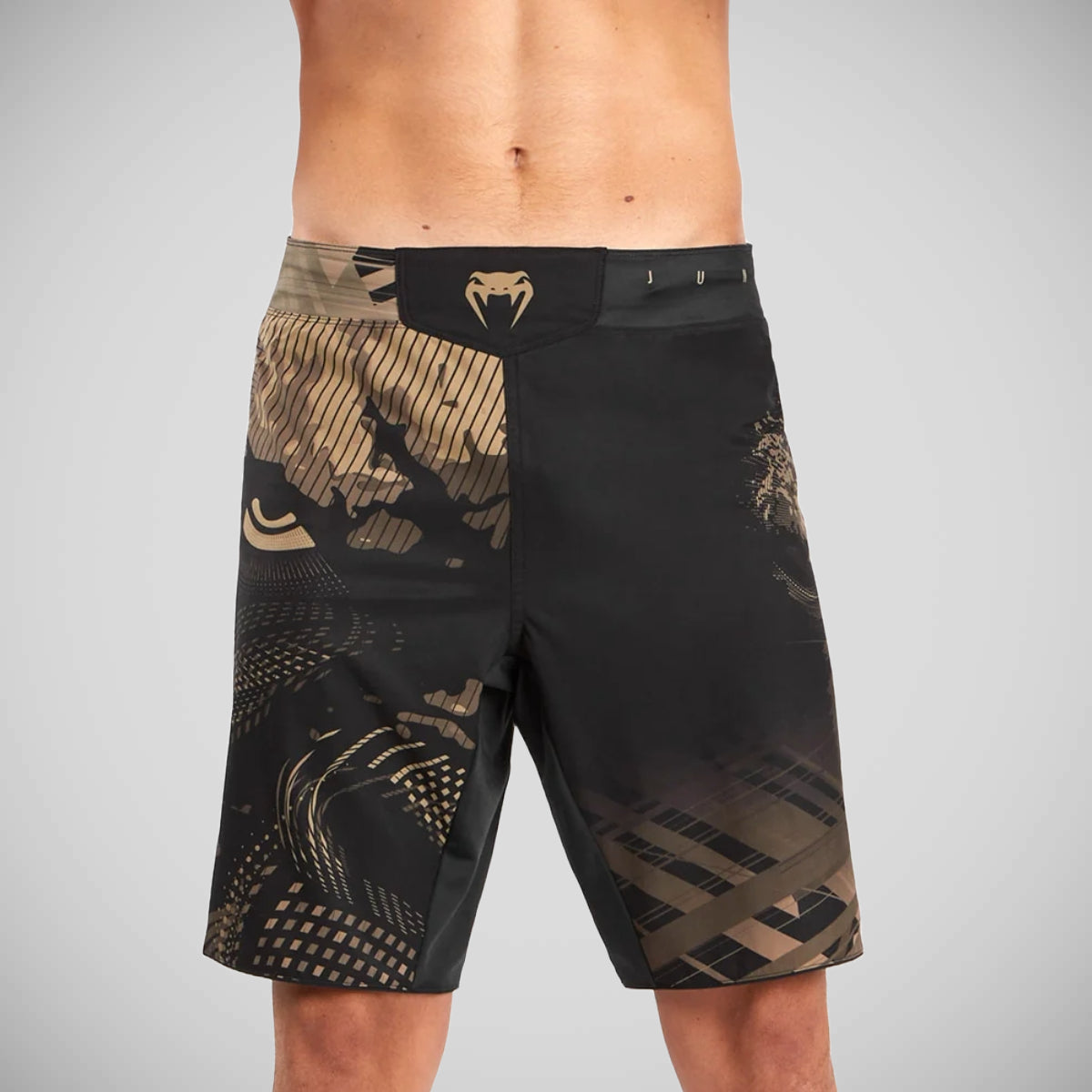Black/Sand Venum Gorilla Jungle Fight Shorts at Bytomic Trade and Wholesale