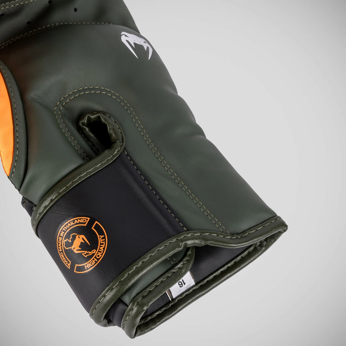 Black/Silver/Khaki Venum Elite Boxing Gloves at Bytomic Trade and Wholesale