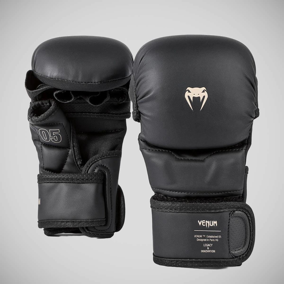 Black Venum Impact Evo Sparring MMA Gloves at Bytomic Trade and Wholesale