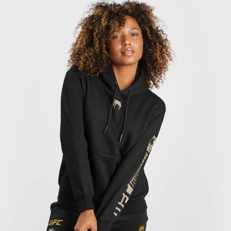 Black Venum UFC Adrenaline Authentic Fight Week Women's Hoodie    at Bytomic Trade and Wholesale