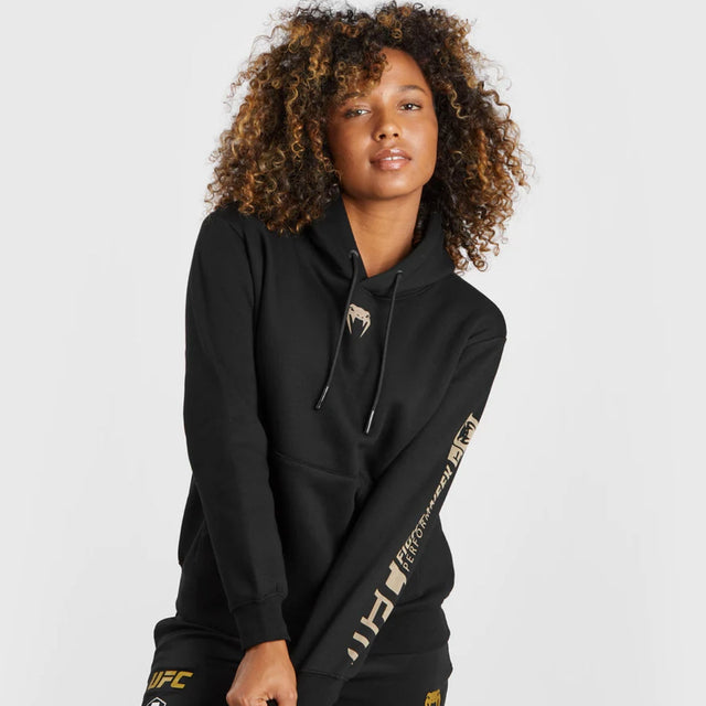 Black Venum UFC Adrenaline Authentic Fight Week Women's Hoodie    at Bytomic Trade and Wholesale