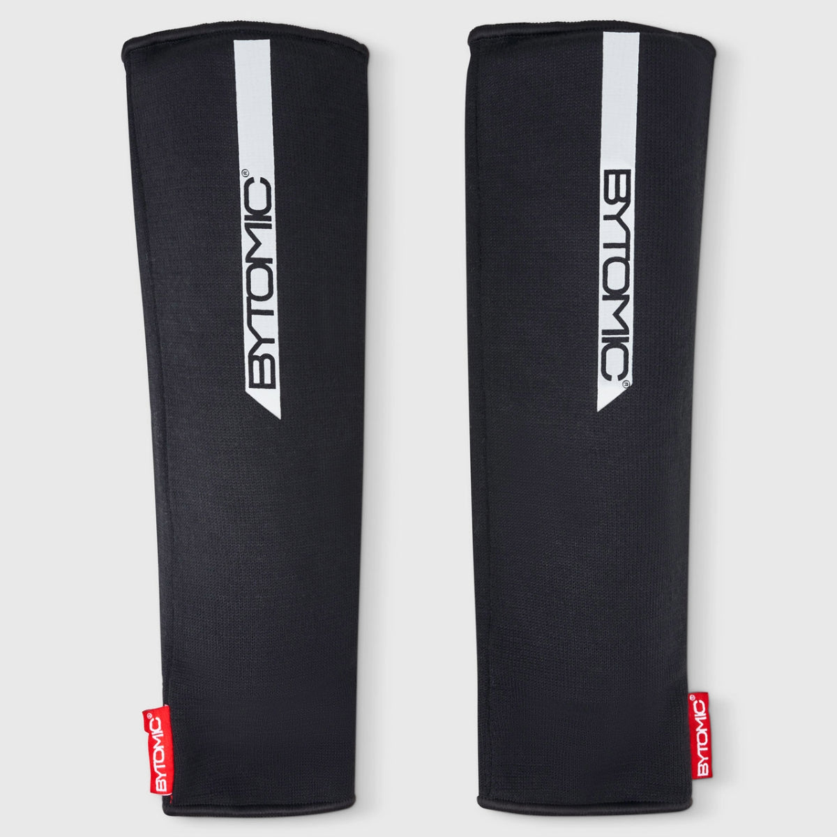 Black/White Bytomic Red Label Elasticated Forearm Guard at Bytomic Trade and Wholesale