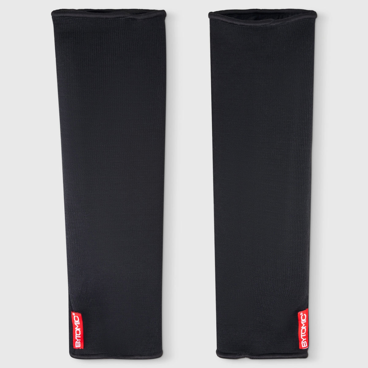 Black/White Bytomic Red Label Elasticated Forearm Guard at Bytomic Trade and Wholesale