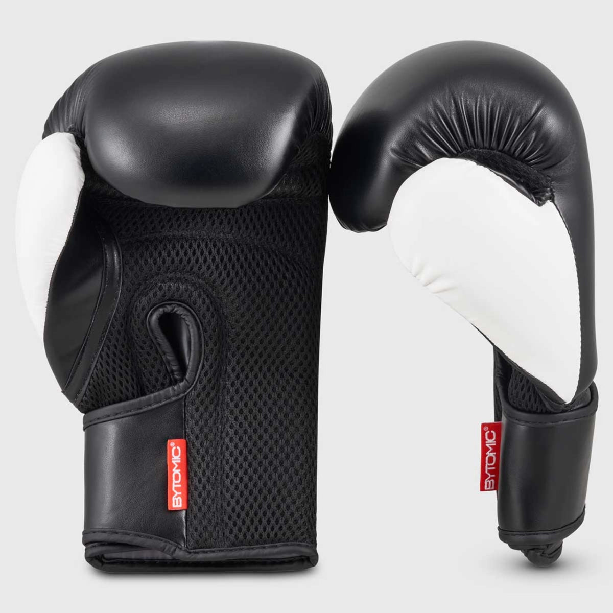 Black/White Bytomic Red Label Kids Boxing Gloves at Bytomic Trade and Wholesale