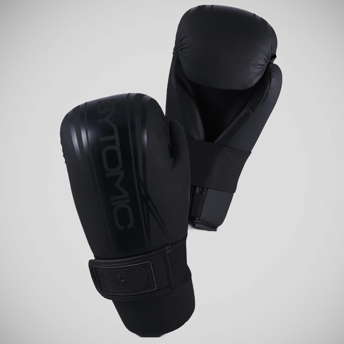 Black/Black Bytomic Axis V2 Point Fighter Gloves at Bytomic Trade and Wholesale