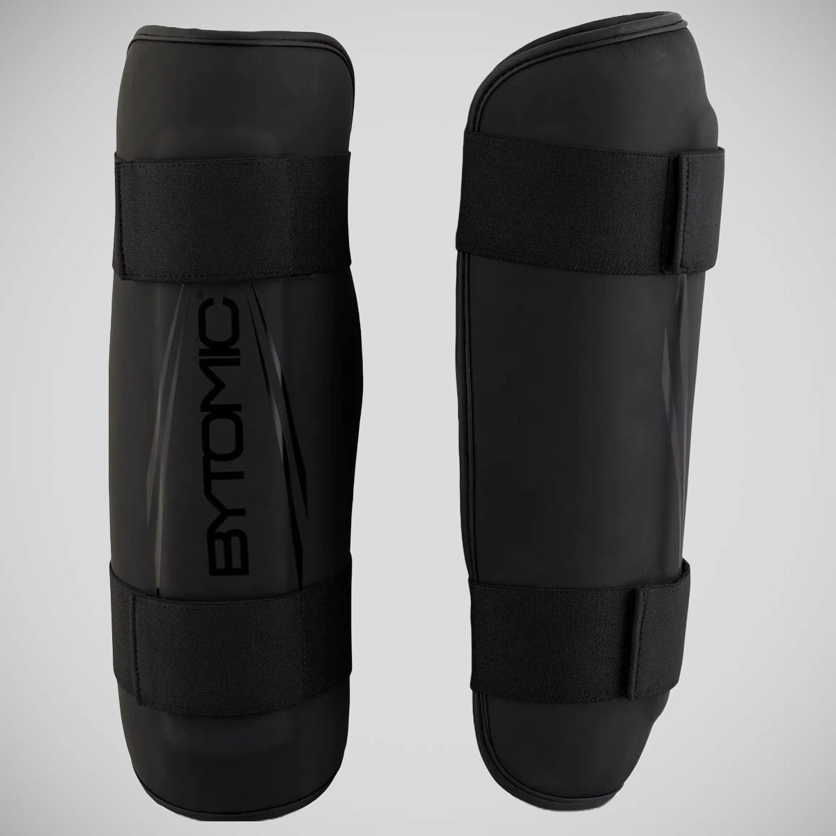 Black/Black Bytomic Axis V2 Shin Guards at Bytomic Trade and Wholesale