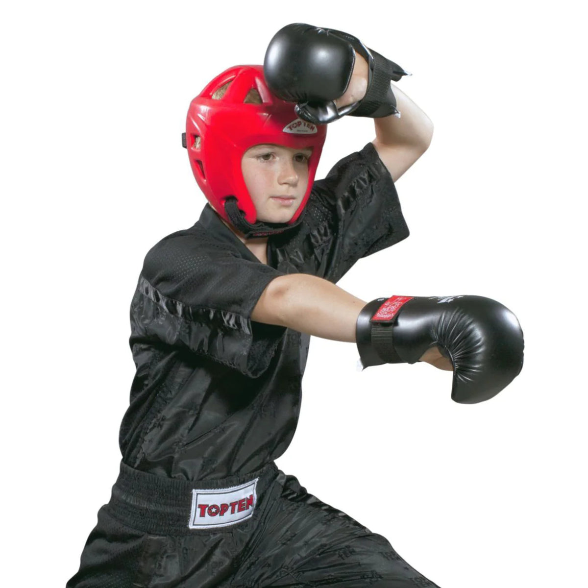 Black/Black Top Ten Mesh Kickboxing Jacket at Bytomic Trade and Wholesale