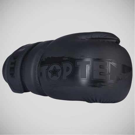 Black/Black Top Ten Power Ink Black'n'Black Pointfighter Gloves    at Bytomic Trade and Wholesale