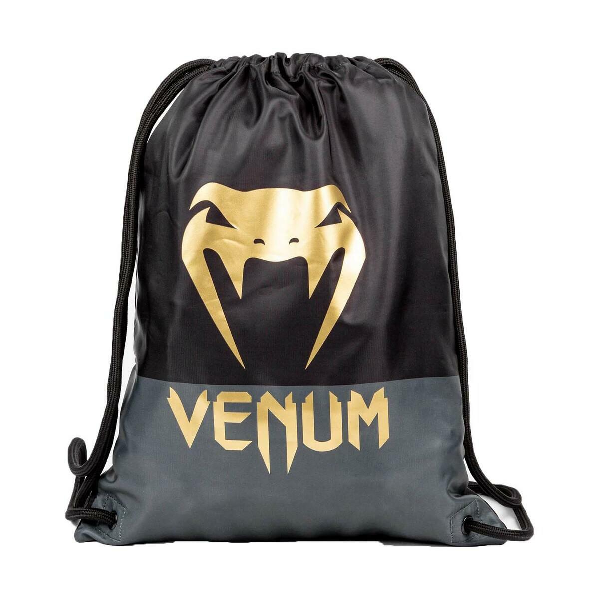 Black/Bronze Venum Classic Drawstring Bag at Bytomic Trade and Wholesale