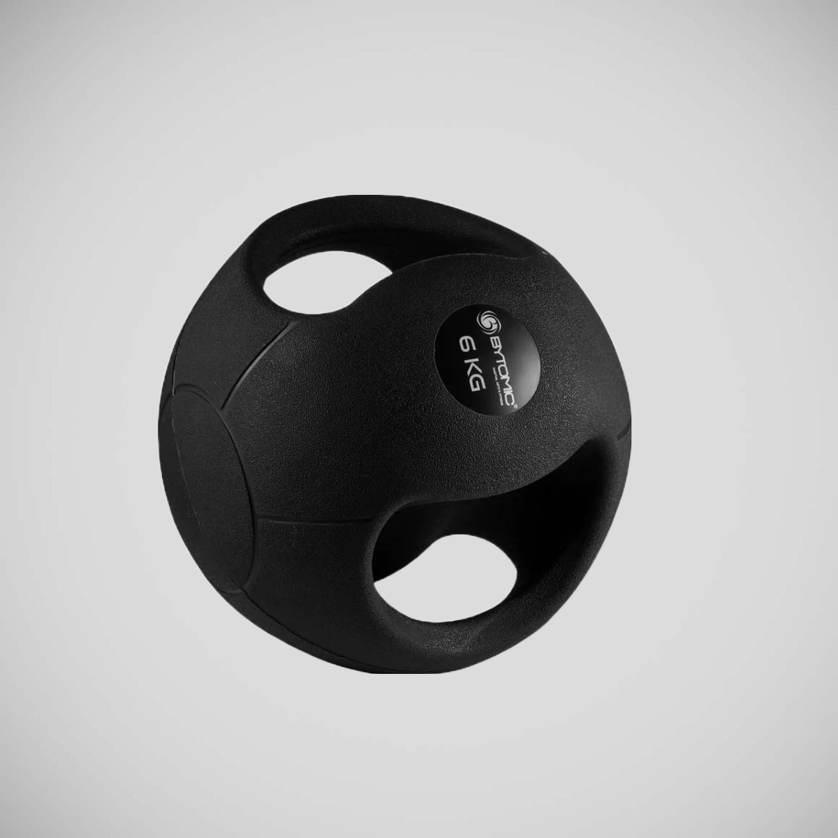 Black Bytomic Double Grip Medicine Ball 6kg at Bytomic Trade and Wholesale