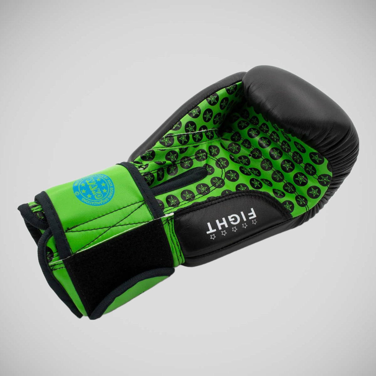 Black/Green Top Ten Fight Boxing Gloves at Bytomic Trade and Wholesale