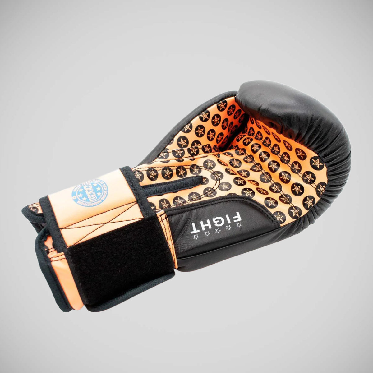Black/Orange Top Ten Fight Boxing Gloves at Bytomic Trade and Wholesale