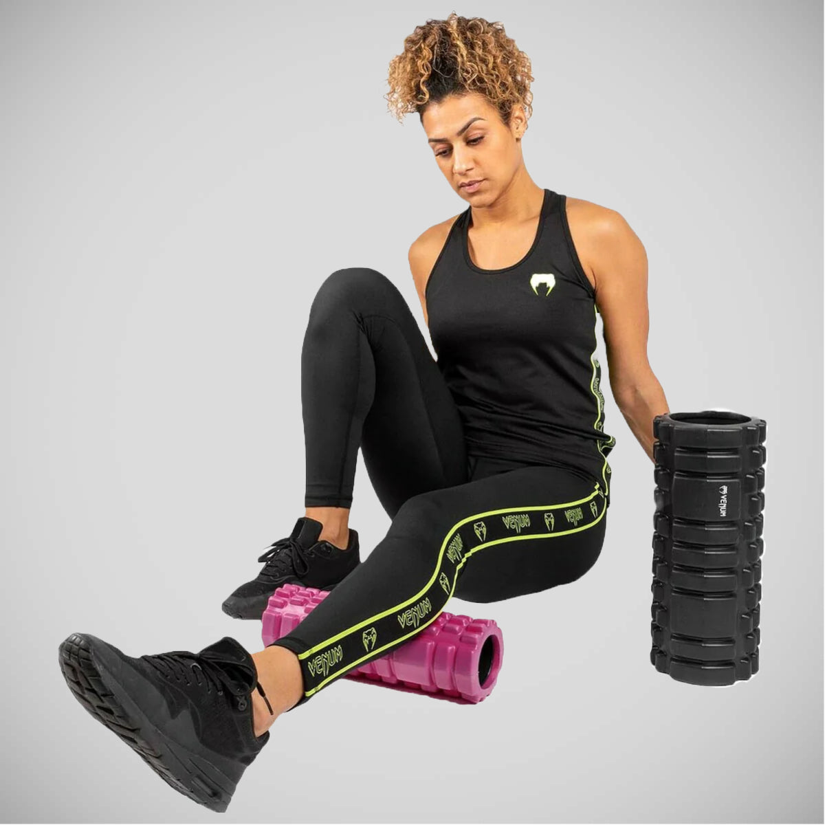 Black/Pink Venum Spirit Foam Roller at Bytomic Trade and Wholesale
