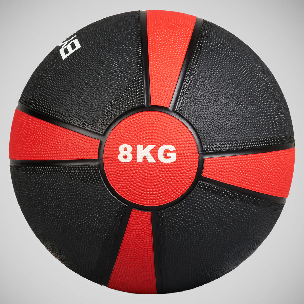 Black/Red Bytomic 8kg Rubber Medicine Ball at Bytomic Trade and Wholesale