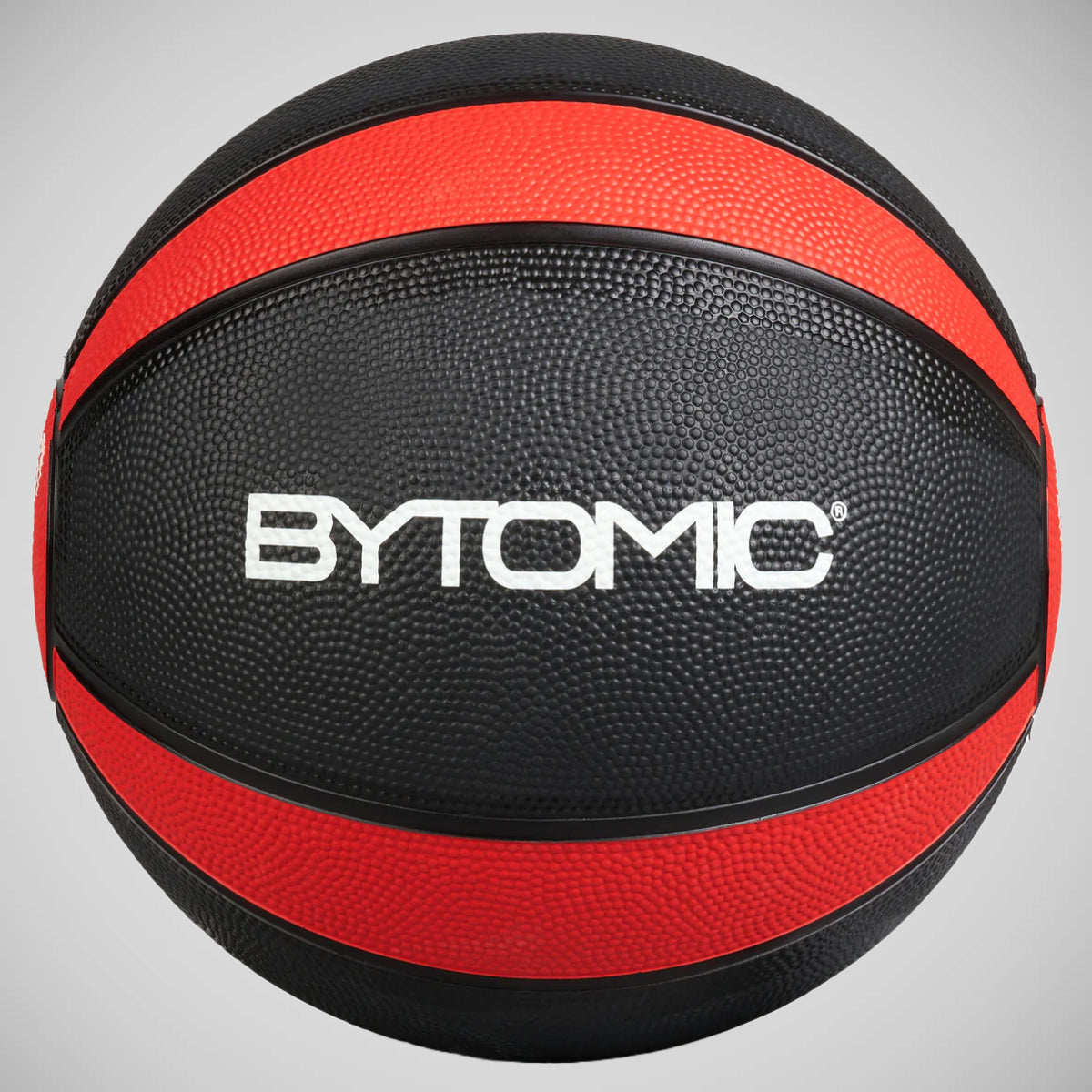 Black/Red Bytomic 8kg Rubber Medicine Ball at Bytomic Trade and Wholesale