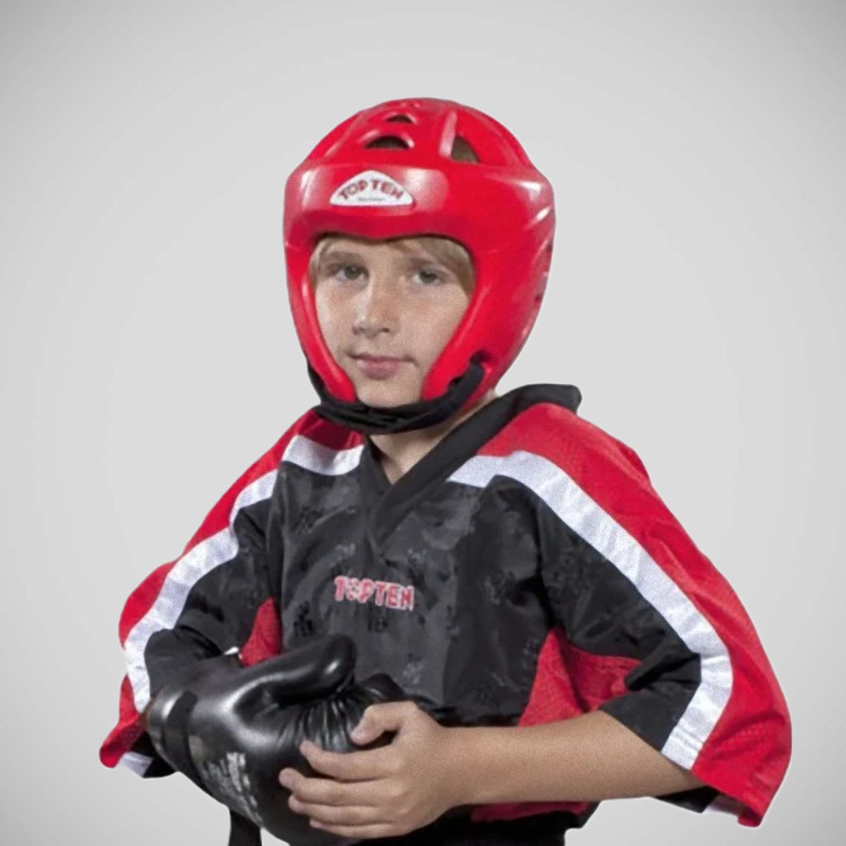 Top Ten Mesh Kickboxing Jacket Black/Red at Bytomic Trade and Wholesale