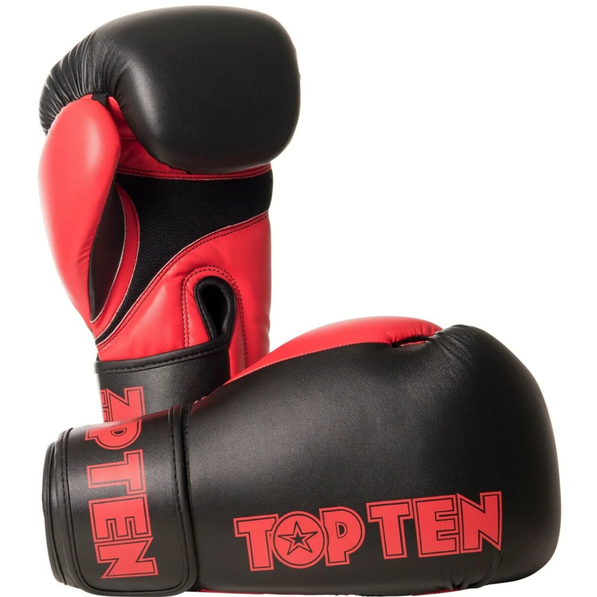 Black/Red Top Ten XLP Boxing Gloves at Bytomic Trade and Wholesale