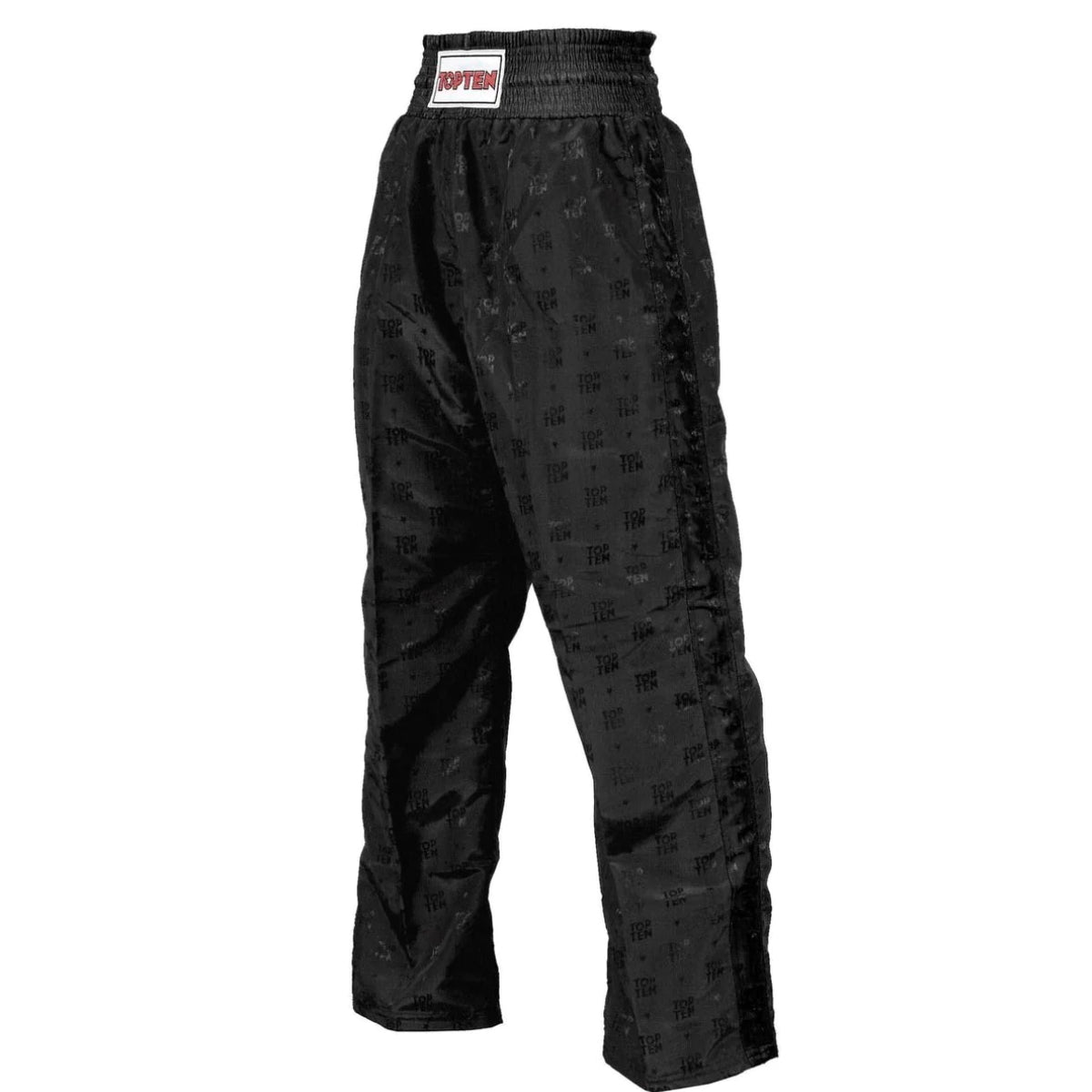 Black Top Ten Adult Classic Kickboxing Pants at Bytomic Trade and Wholesale