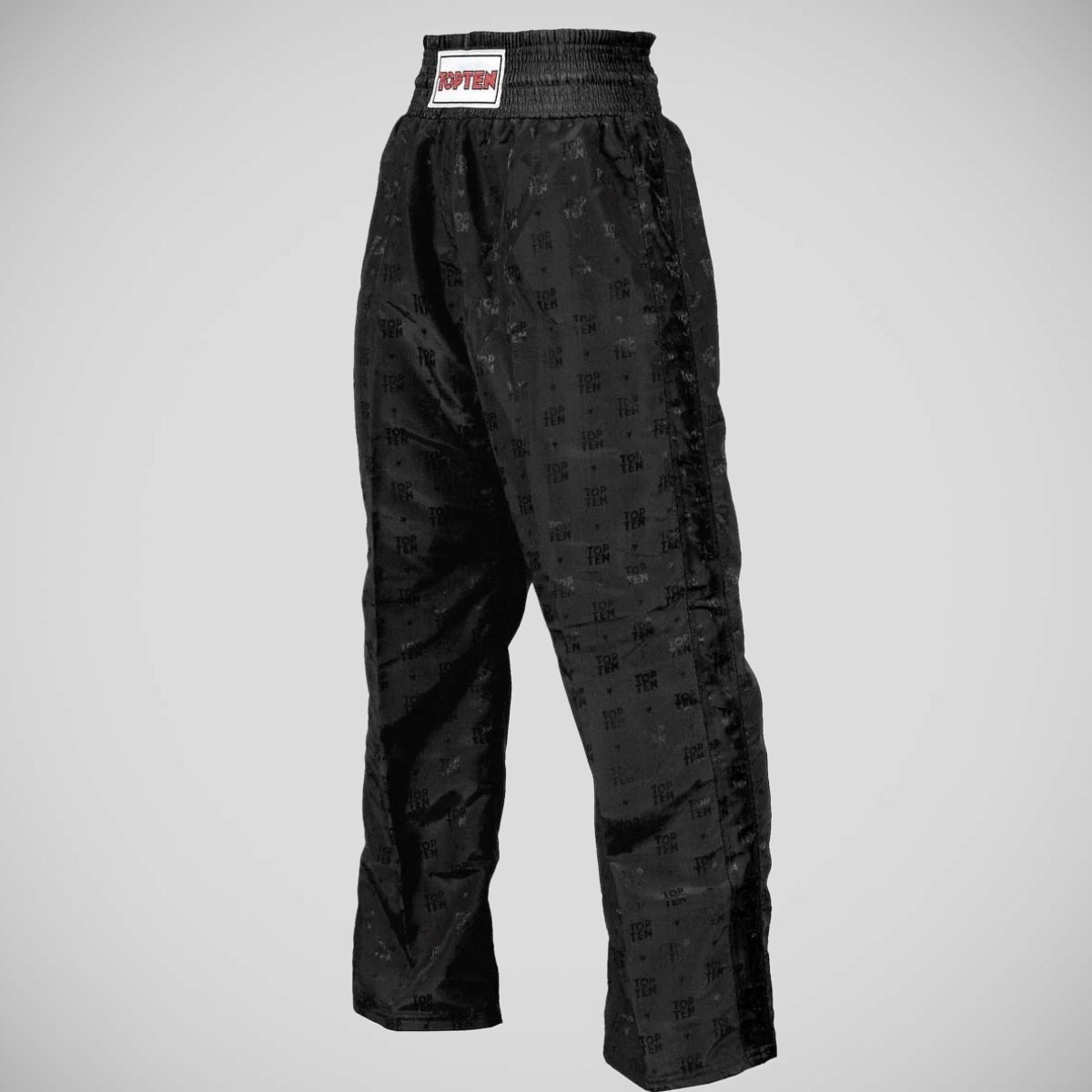 Black Top Ten Adult Classic Kickboxing Pants at Bytomic Trade and Wholesale