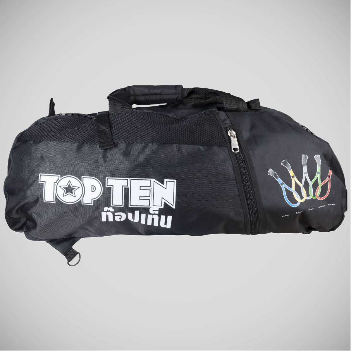 Black Top Ten Aisun Sportsbag/Backpack at Bytomic Trade and Wholesale