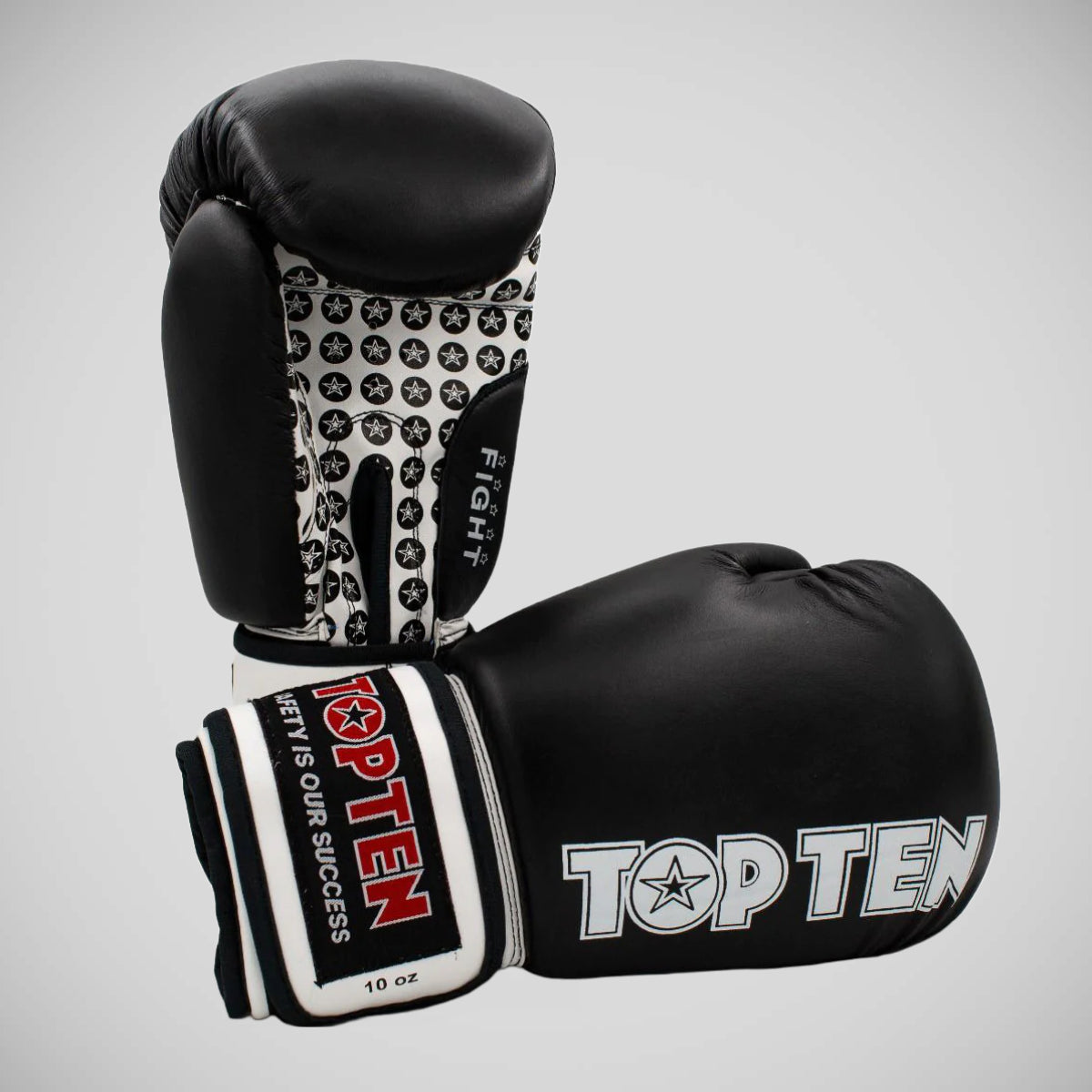 Black Top Ten Fight Boxing Gloves at Bytomic Trade and Wholesale