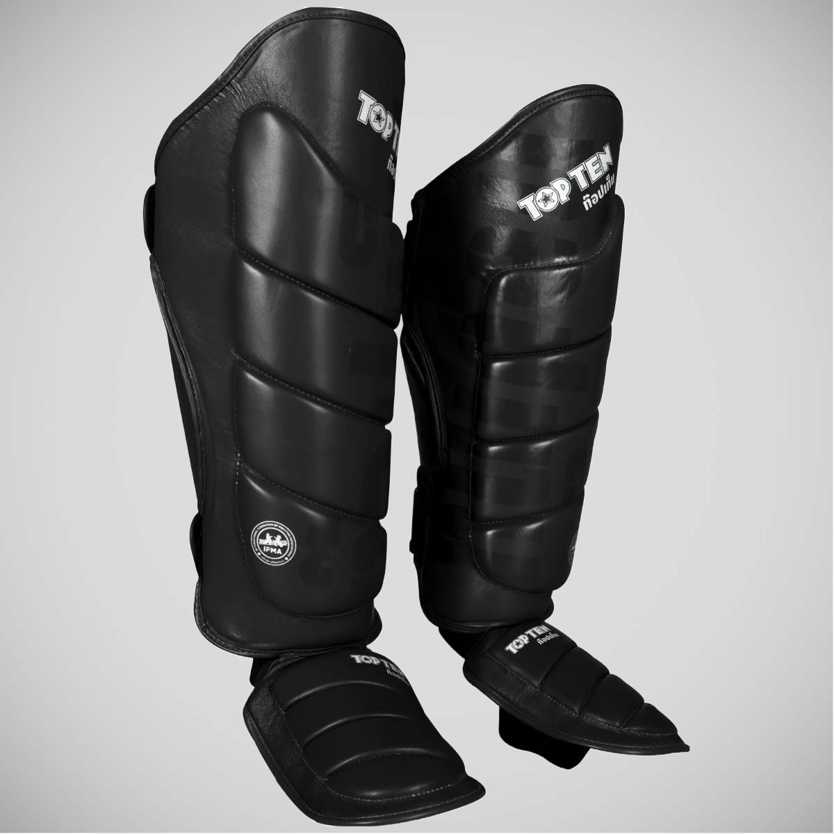 Black Top Ten Theep IFMA Shin/Instep Guards at Bytomic Trade and Wholesale