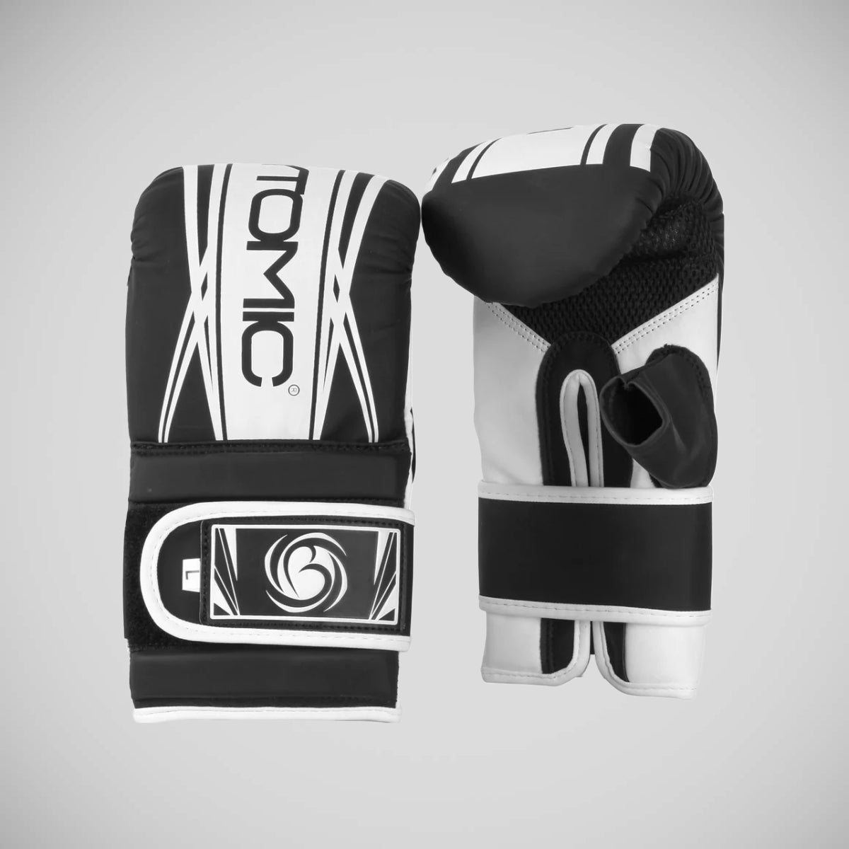 Black/White Bytomic Axis V2 Bag Gloves at Bytomic Trade and Wholesale