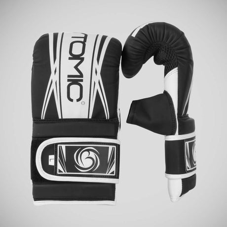 Black/White Bytomic Axis V2 Bag Gloves    at Bytomic Trade and Wholesale