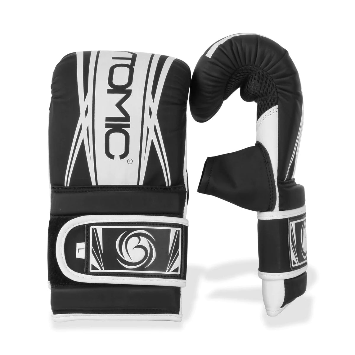 Black/White Bytomic Axis V2 Bag Gloves at Bytomic Trade and Wholesale