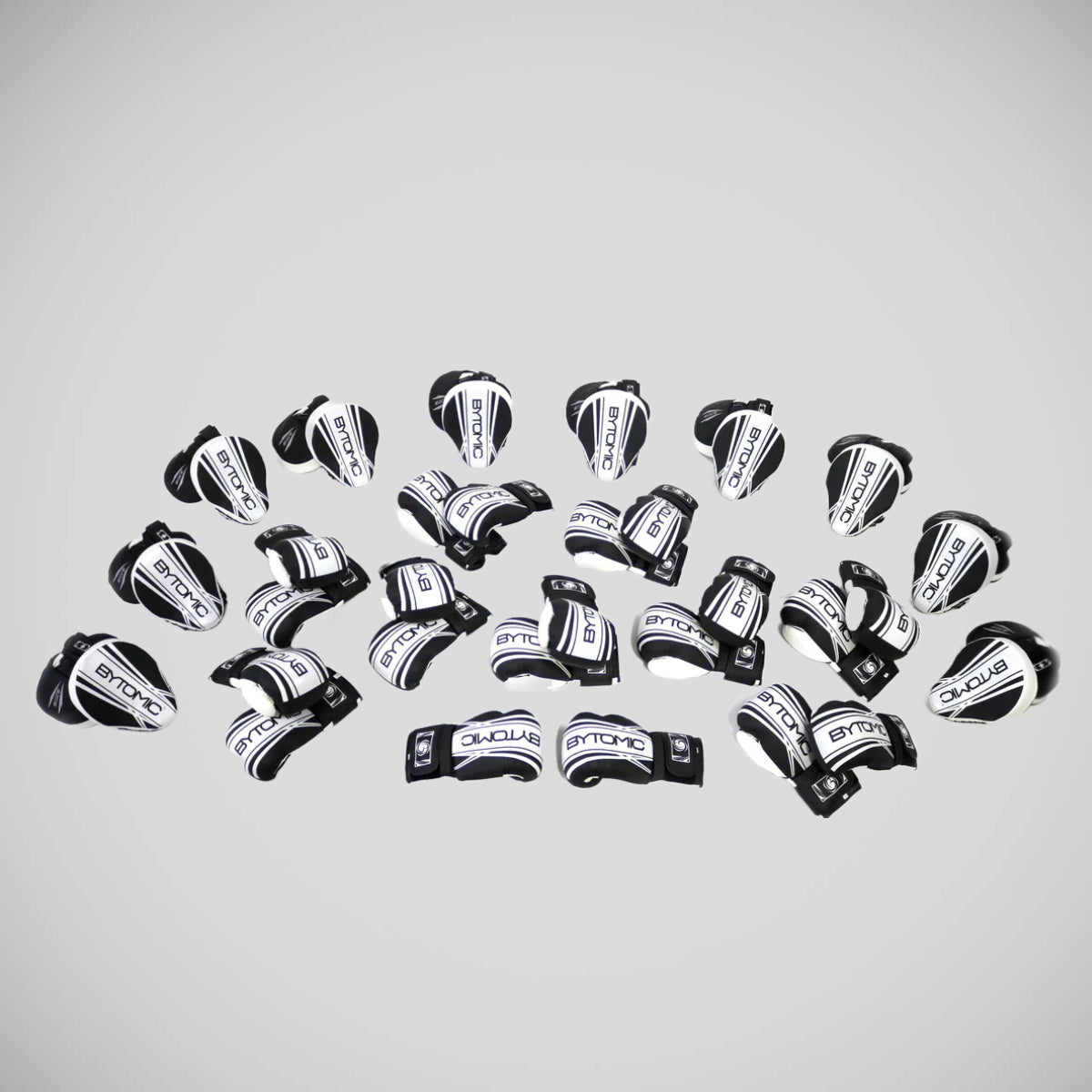 Black/White Bytomic Axis V2 Focus Mitt and Boxing Glove Pack at Bytomic Trade and Wholesale