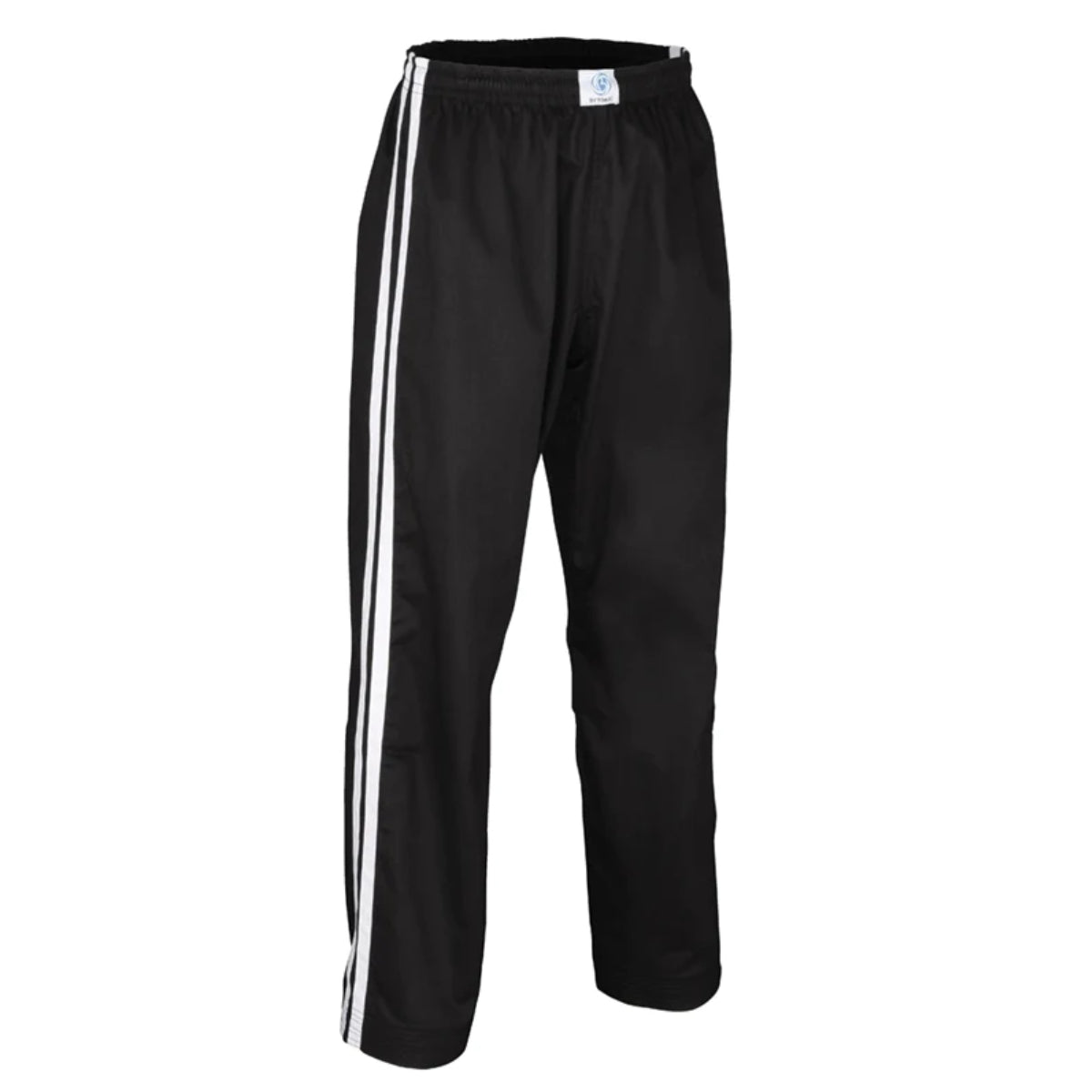 Black/White Bytomic Kids Double Stripe Contact Pants at Bytomic Trade and Wholesale