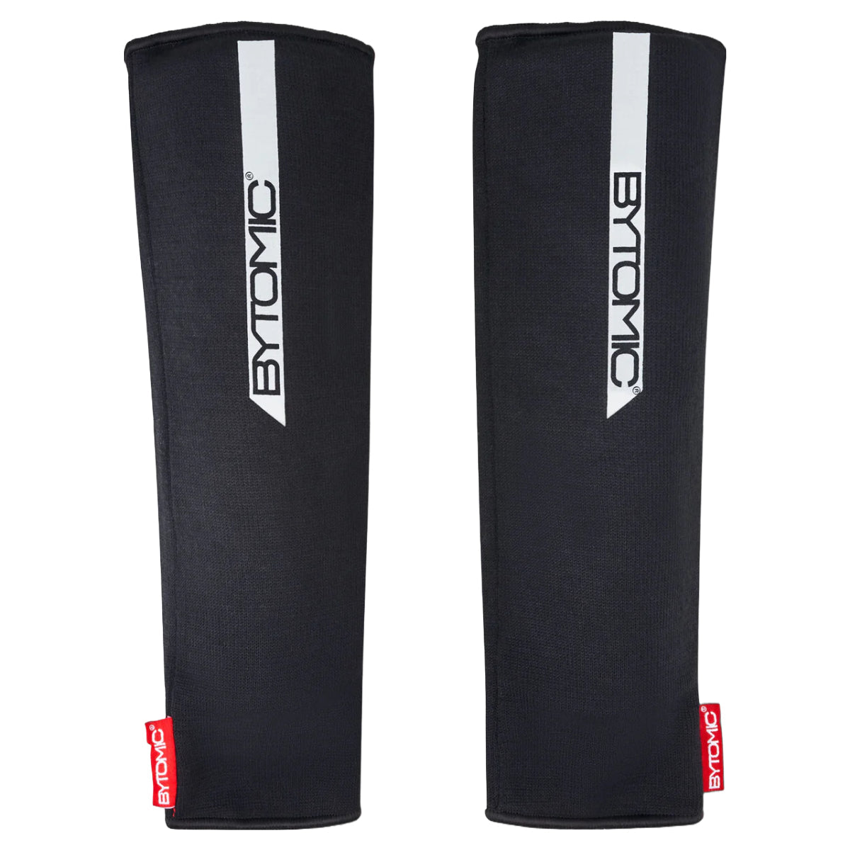 Black/White Bytomic Red Label Elasticated Forearm Guard at Bytomic Trade and Wholesale