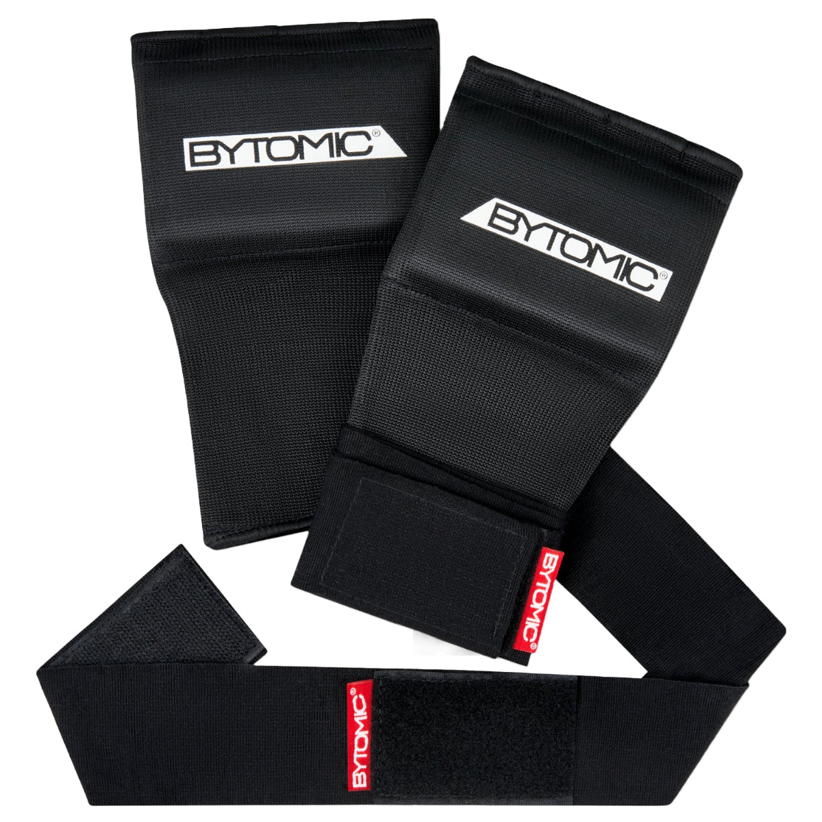 Black/White Bytomic Red Label Quick Hand Wraps at Bytomic Trade and Wholesale