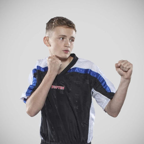 Black/White Top Ten Mesh Kickboxing Jacket    at Bytomic Trade and Wholesale