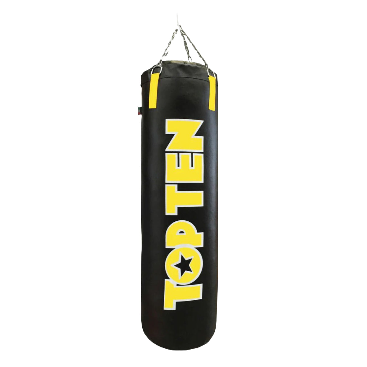 Black/Yellow Top Ten Heavy Bag 40kg at Bytomic Trade and Wholesale