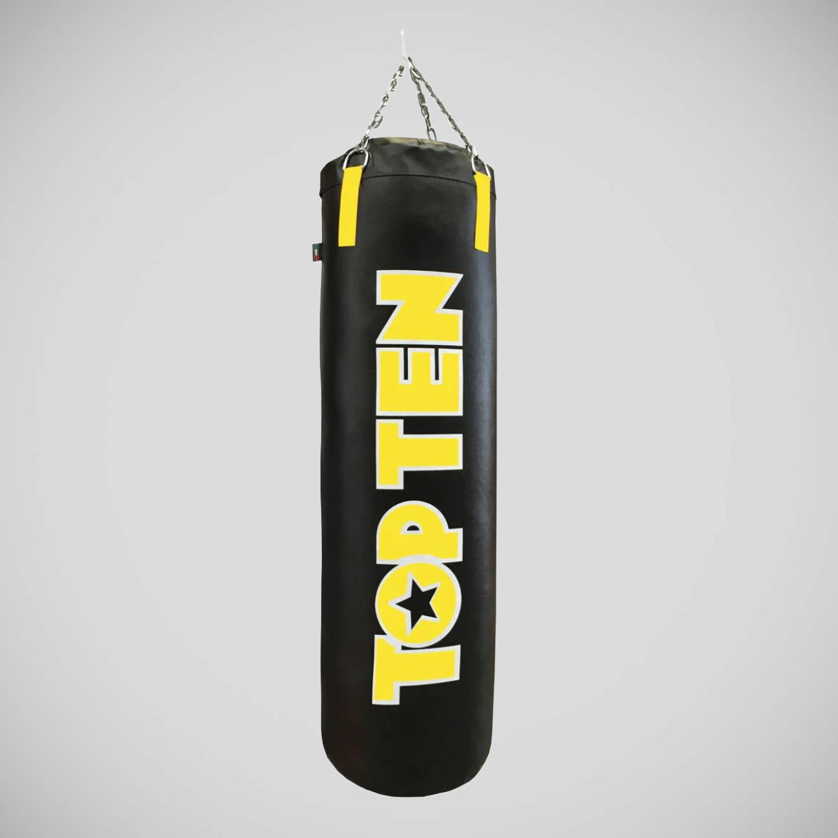 Black/Yellow Top Ten Heavy Bag 50kg at Bytomic Trade and Wholesale