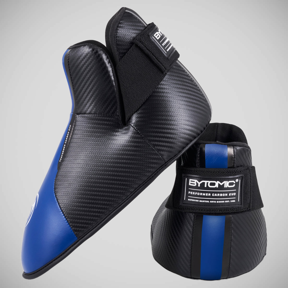 Blue/Black Bytomic Performer Carbon Evo Pointfighter Kicks at Bytomic Trade and Wholesale
