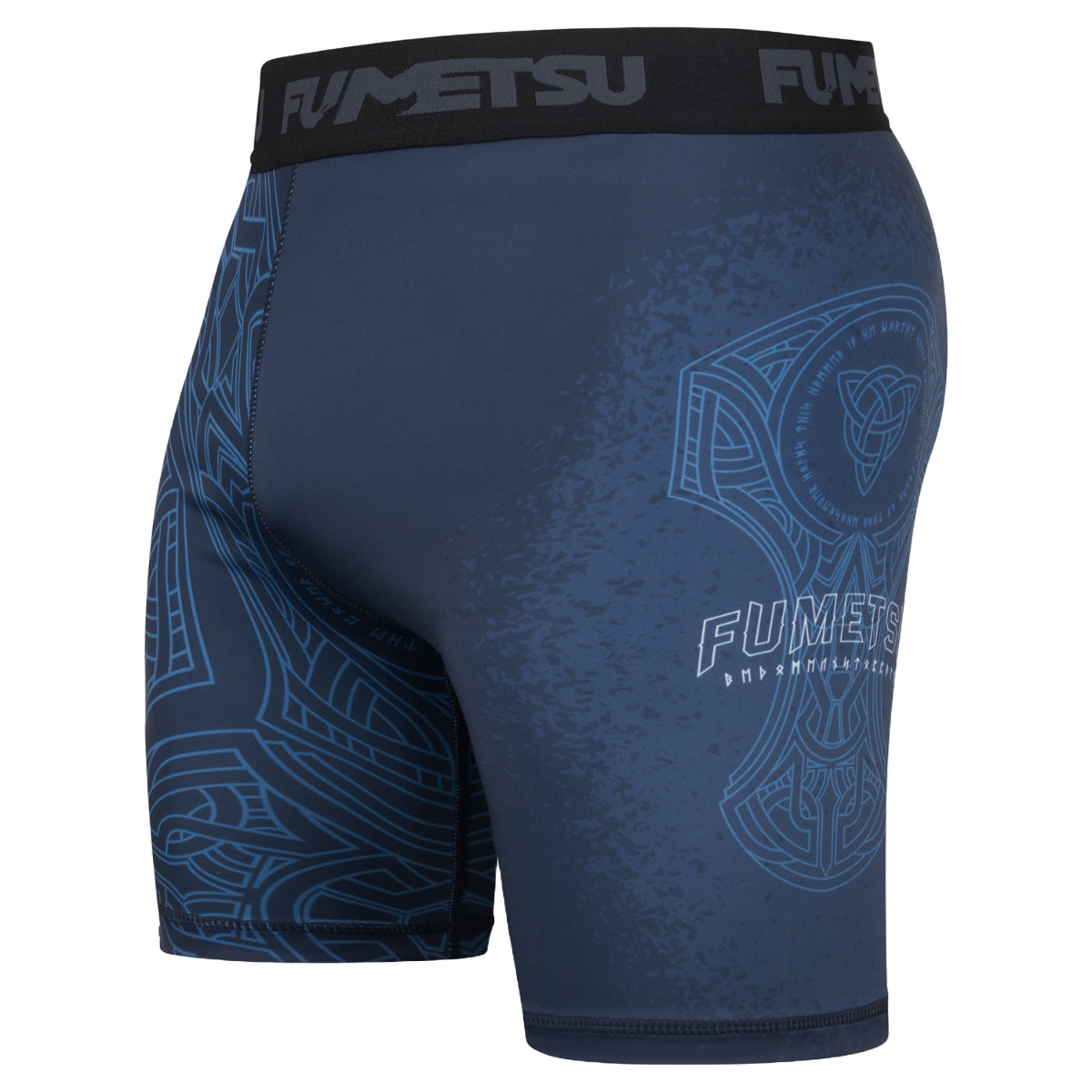 Blue/Black Fumetsu Mjolnir Vale Tudo shorts at Bytomic Trade and Wholesale