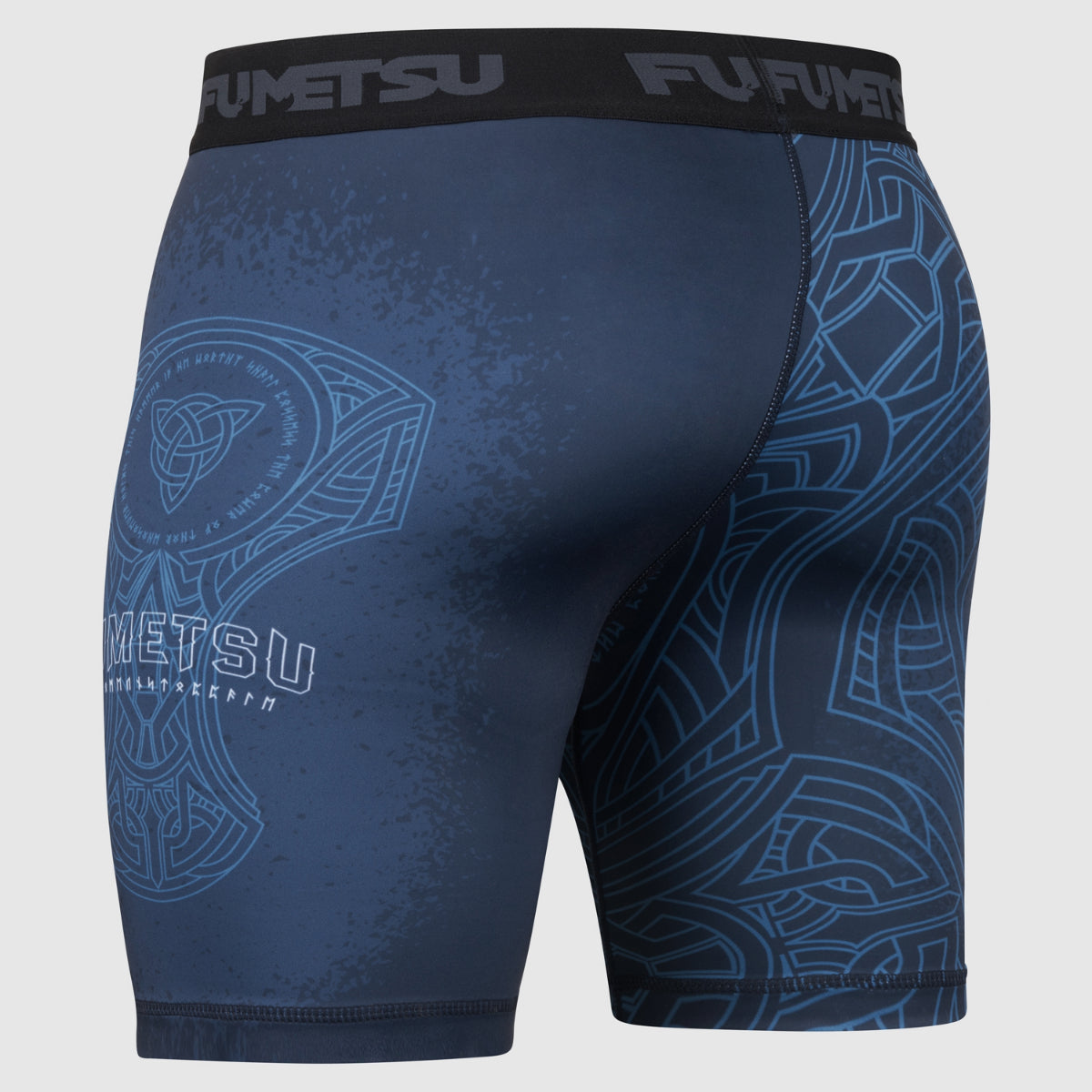 Blue/Black Fumetsu Mjolnir Vale Tudo shorts at Bytomic Trade and Wholesale