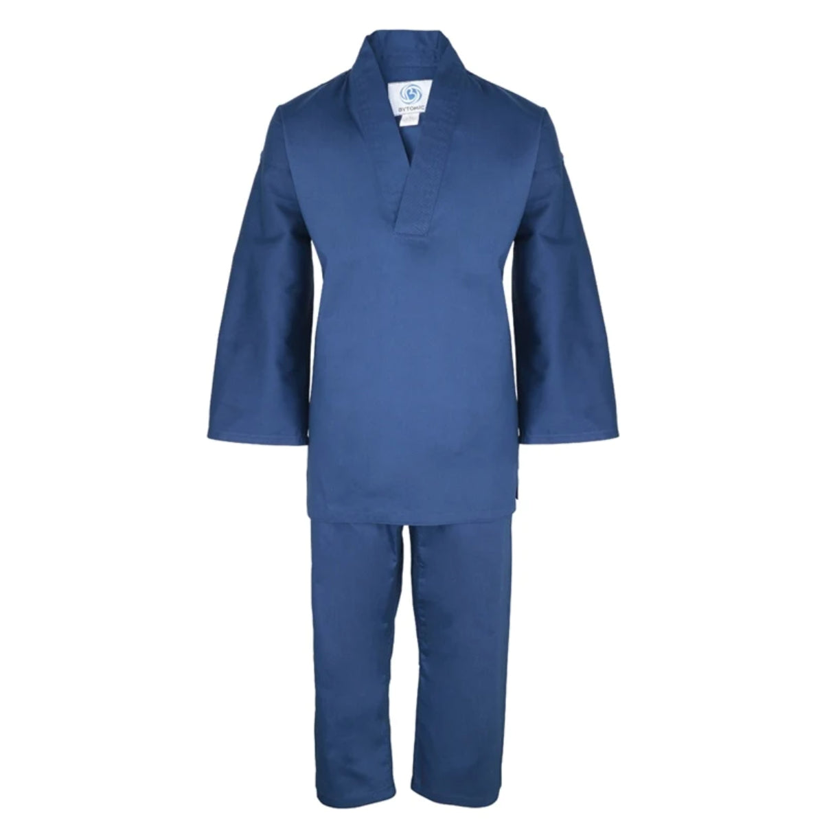 Blue Bytomic Adult V-Neck Martial Arts Uniform at Bytomic Trade and Wholesale