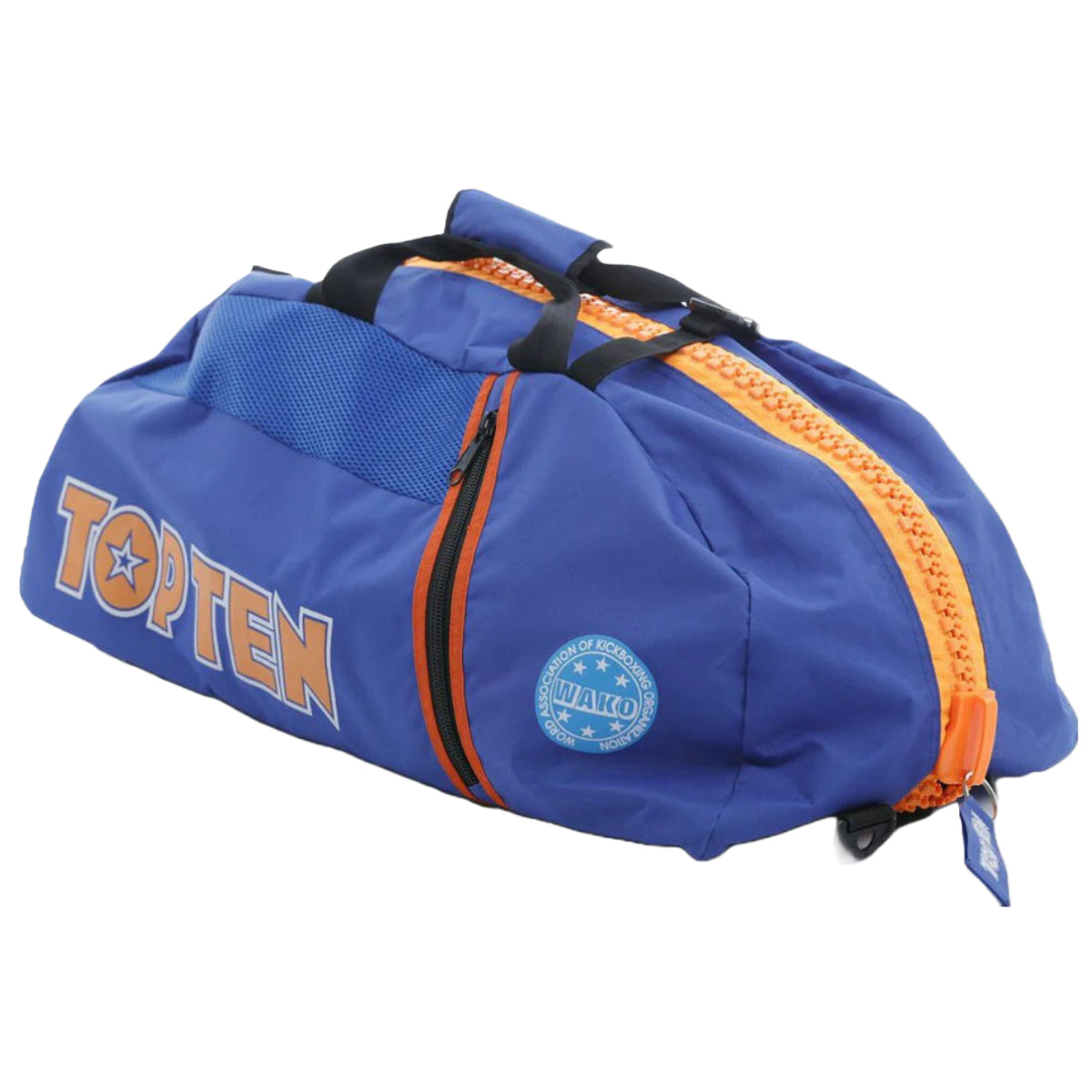 Blue/Orange Top Ten WAKO Convertible Sports Bag-Backpack at Bytomic Trade and Wholesale