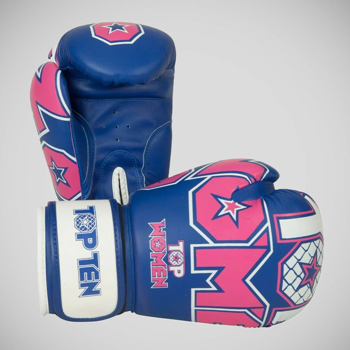 Blue/Pink Top Ten Womens Boxing Gloves    at Bytomic Trade and Wholesale