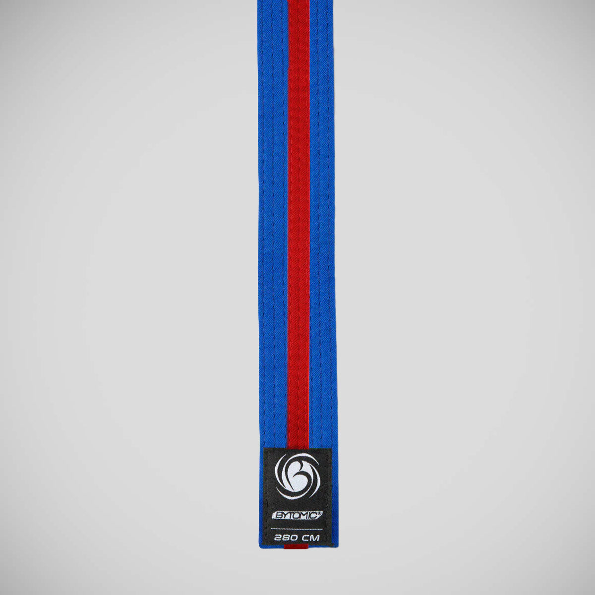 Blue/Red Bytomic Striped Polycotton Martial Arts Belt Pack of 10 at Bytomic Trade and Wholesale