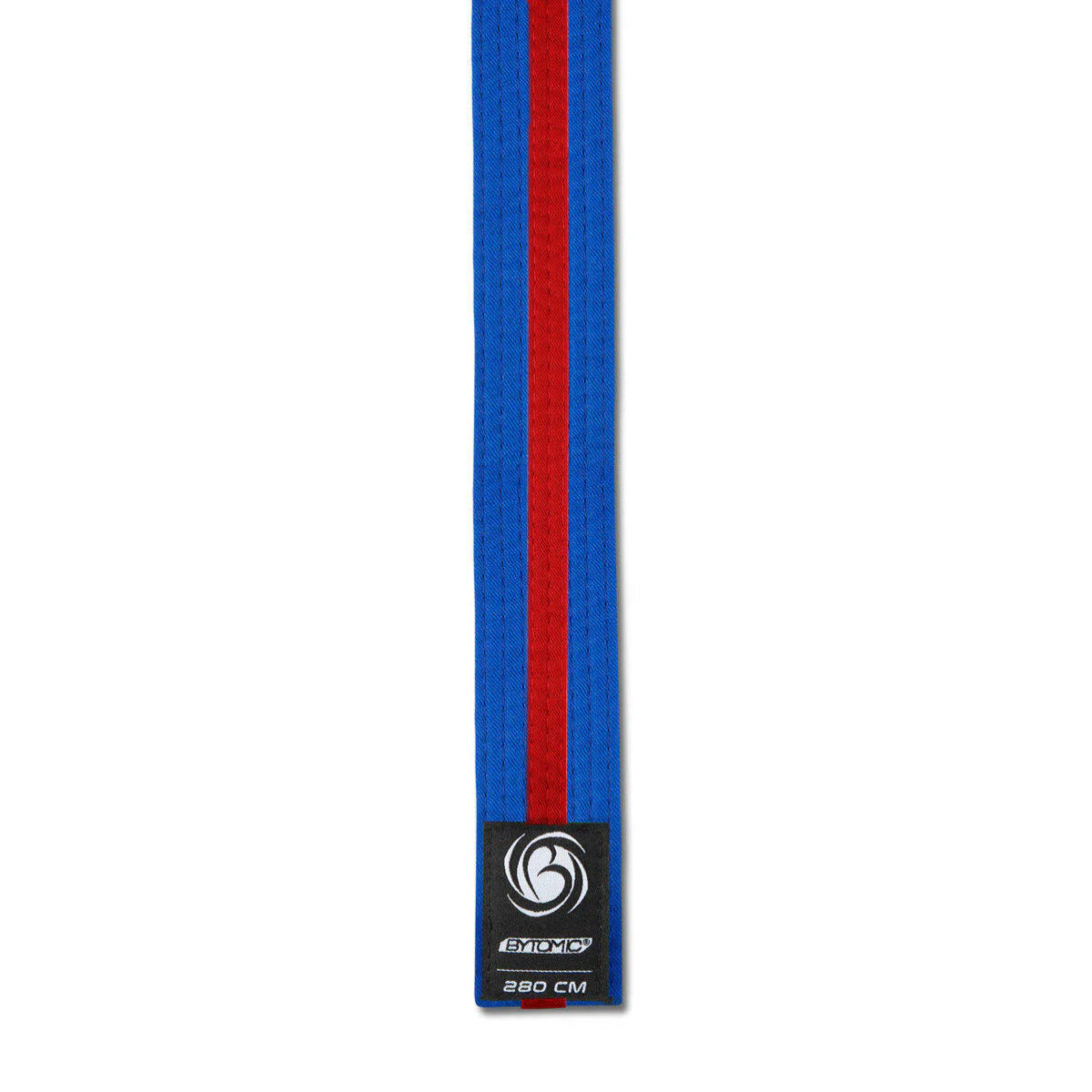 Blue/Red Bytomic Striped Polycotton Martial Arts Belt Pack of 10 at Bytomic Trade and Wholesale
